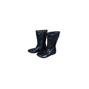 Clarks Black Patent Leather Boots - Girl’s Size 1.5